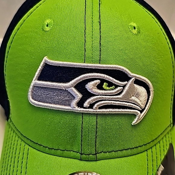 NFL Seattle Seahawks New Era 39THIRTY flex fit Hat Cap sz M/L NWOT - Picture 7 of 11